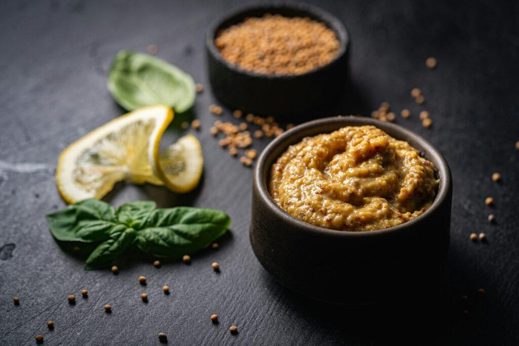 Fresh organic mustard