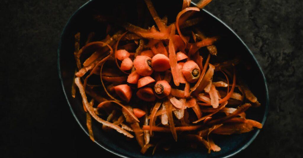 découvrez notre délicieuse recette de tagliatelles de carottes, une alternative saine et savoureuse aux pâtes traditionnelles. parfaites pour les amateurs de légumes, ces tagliatelles colorées allient goût et nutrition pour un plat léger et réconfortant.