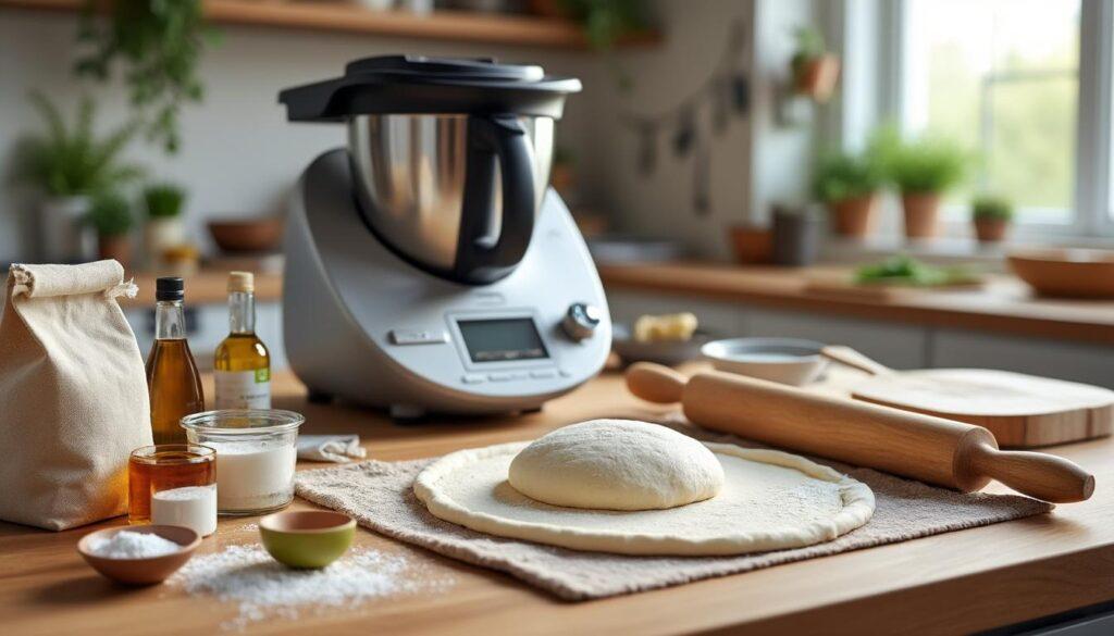 découvrez dans cet article comment préparer facilement une délicieuse pâte à pizza au thermomix. suivez nos conseils pratiques et réalisez en un clin d'œil une base parfaite pour vos pizzas maison. idéal pour les amateurs de cuisine rapide et savoureuse !