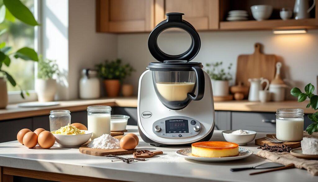 apprenez à préparer un délicieux flan pâtissier au thermomix grâce à nos conseils pratiques et astuces étape par étape. idéal pour régaler vos convives avec ce dessert classique à la texture parfaite.