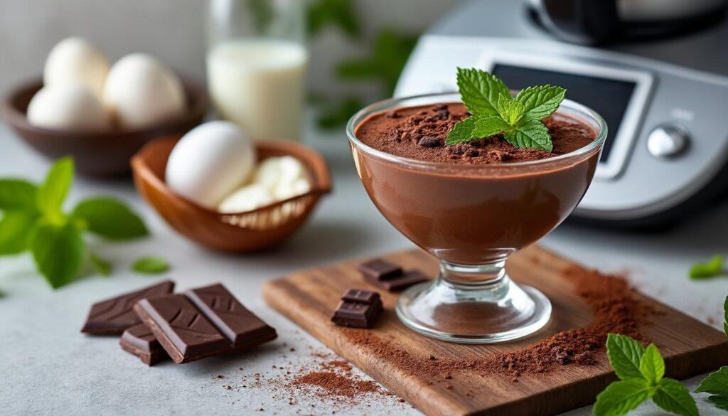 découvrez la recette parfaite de mousse au chocolat au thermomix et régalez-vous avec une délicieuse douceur chocolatée, facile à préparer et idéale pour impressionner vos invités !