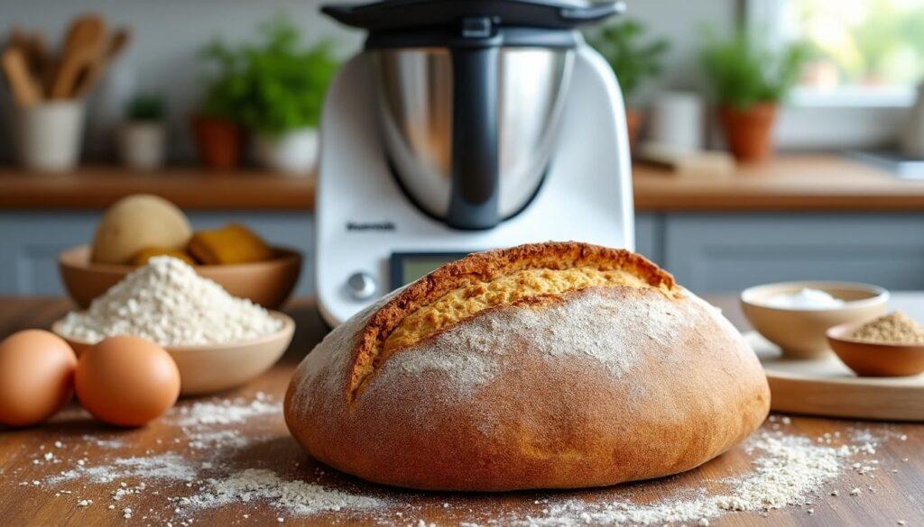 découvrez comment préparer un délicieux pain au sarrasin sans gluten et à faible indice glycémique, facilement avec votre thermomix. idéal pour les régimes spéciaux, cette recette allie saveur et santé tout en étant simple à réaliser.