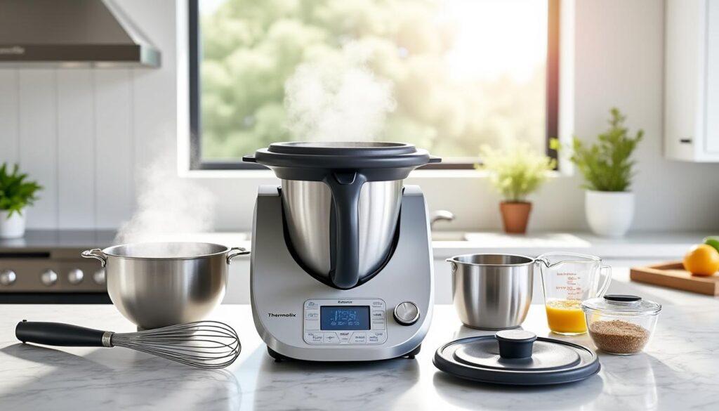 découvrez les meilleurs accessoires compatibles avec le thermomix tm6 pour optimiser votre expérience culinaire. explorez les ustensiles, les récipients et les outils qui viendront compléter votre robot multifonction et rendre la préparation de vos repas encore plus facile et agréable.
