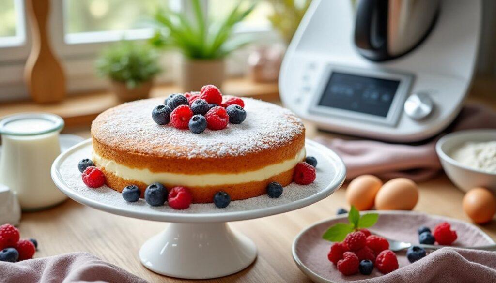 découvrez notre recette facile de gâteau au yaourt au thermomix, un dessert moelleux et savoureux à préparer en un rien de temps. idéal pour toutes les occasions, ce gâteau ravira les petits et les grands. suivez nos étapes simples et régalez-vous!