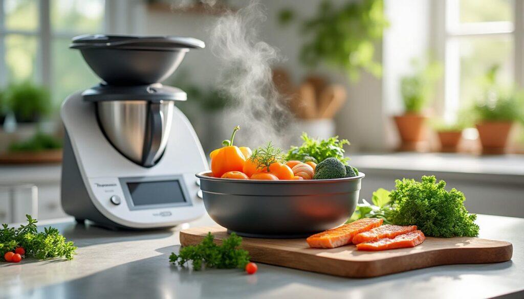 découvrez comment tirer le meilleur parti du mode varoma de votre thermomix. apprenez à cuire à la vapeur tout en préservant les saveurs et les nutriments de vos ingrédients, pour des plats sains et délicieux.