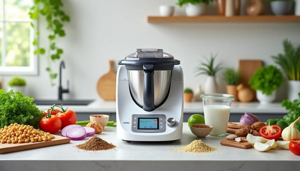 apprenez à préparer un délicieux curry aux pois chiches au thermomix grâce à cette recette facile, rapide et pleine de saveurs indiennes !