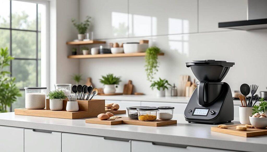 découvrez les meilleurs supports de rangement pour votre thermomix : des solutions pratiques et esthétiques pour organiser votre cuisine et garder votre appareil à portée de main.