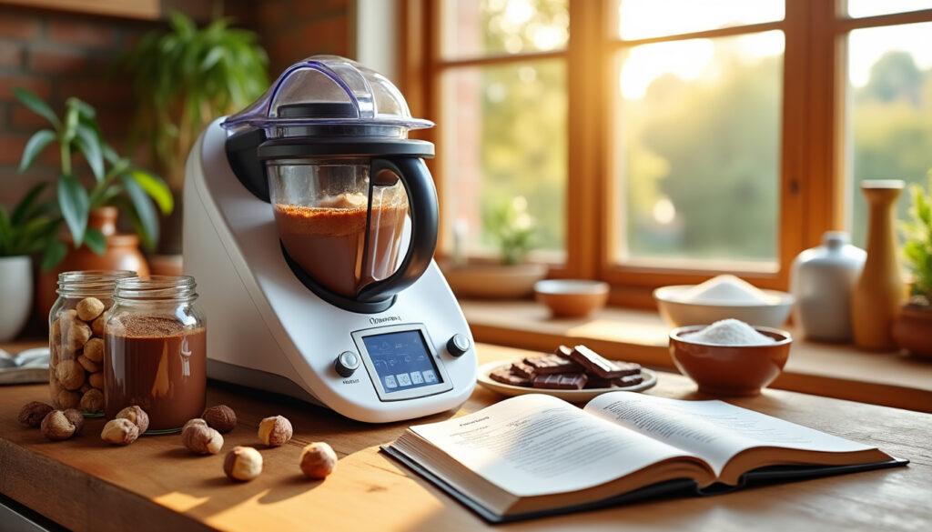 apprenez à préparer une délicieuse pâte à tartiner maison au thermomix avec cette recette simple et rapide. idéale pour un goûter gourmand et sain !
