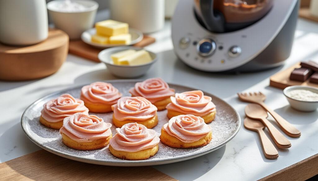découvrez comment réaliser facilement de savoureuses roses des sables au thermomix. suivez notre recette simple pour obtenir des gourmandises croustillantes et parfaites à partager ou à offrir !