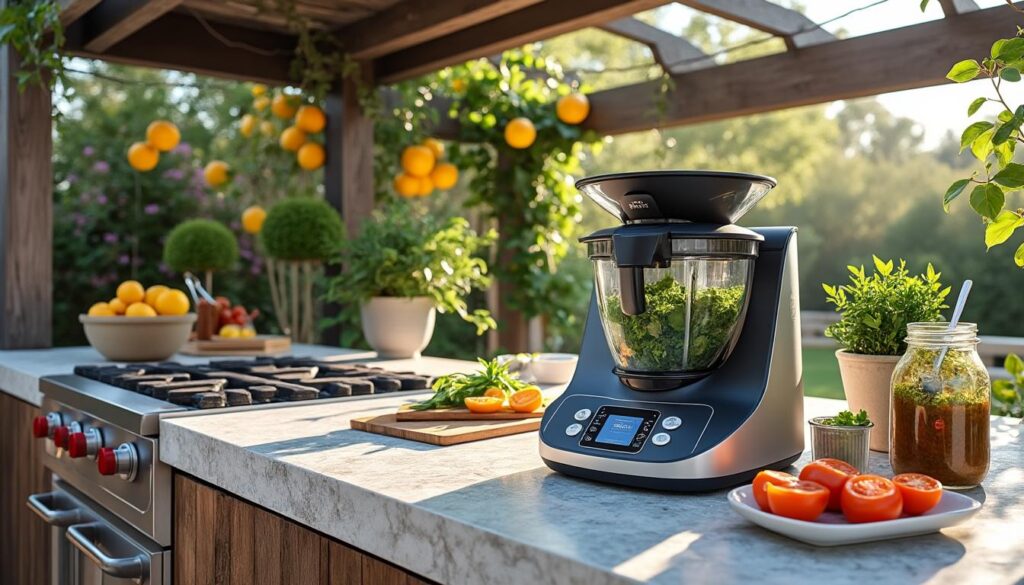 découvrez si le thermomix peut être utilisé en toute sécurité dans une cuisine extérieure et profitez pleinement de vos repas en plein air.
