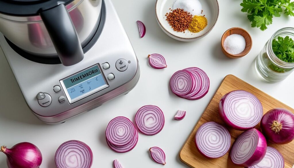 apprenez à réaliser facilement des pickles d'oignon rouge délicieux et inratables avec votre thermomix grâce à nos recettes simples et rapides.