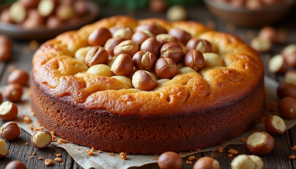 découvrez notre recette facile de gâteau moelleux aux noisettes préparée avec le thermomix. un dessert gourmand et rapide à réaliser pour toutes les occasions.