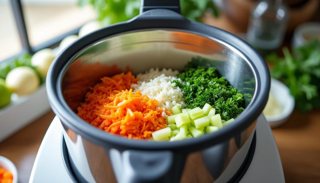 Rape et découpe minute au Thermomix : astuces pour un gain de temps en cuisine découvrez des astuces pour utiliser le thermomix et réaliser rapidement râpage et découpe, afin de gagner du temps en cuisine et simplifier vos préparations.